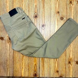 Nick Danger Pants Mens 36x30 Supreme Flex Slim Fit Denim Tobacco Beige Color